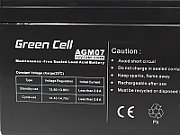 Green Cell AGM Battery 12V 12Ah - Batterie - 12.000 mAh Sealed Lead Acid (VRLA)