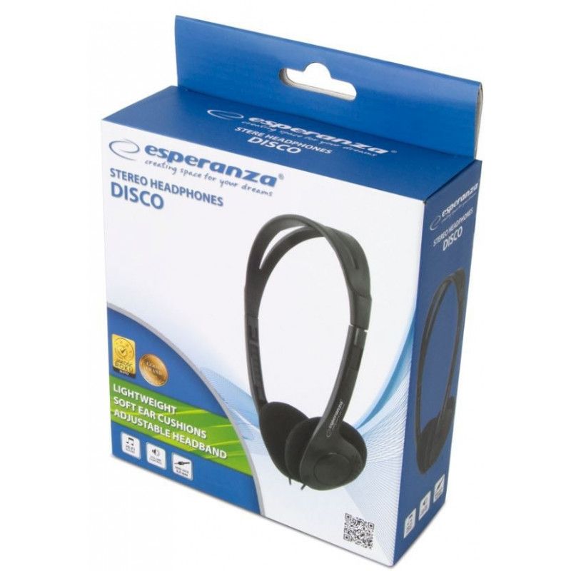 Esperanza EH119 headphones/headset Head-band Black