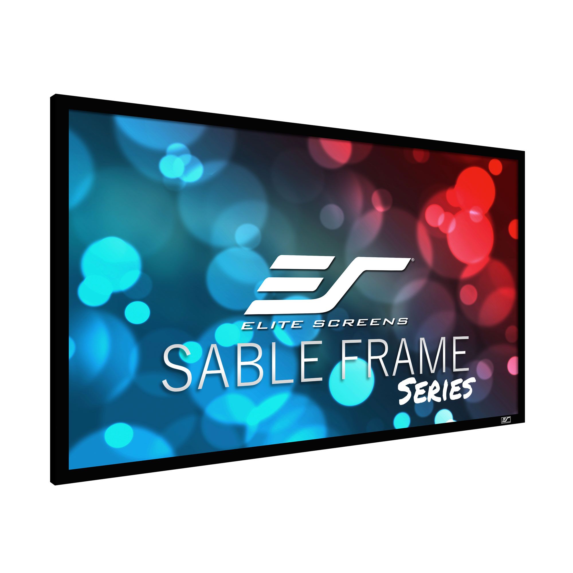 Ecran proiectie cu rama fixa, de perete, 221.4 x 124.4 cm, EliteScreens SABLEFRAME ER100WH1, rama catifelata