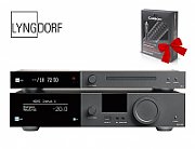 Pachet cu amplificator  Lyngdorf TDAI-3400 2x200W si CD Player CD-2 + cablu Audioquest Coax Carbon GRATIS