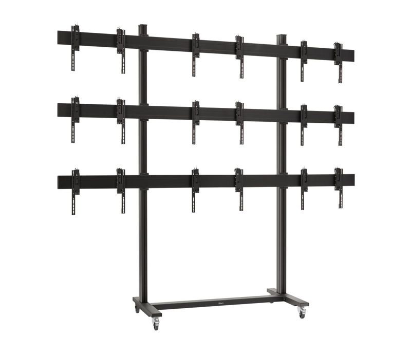 Stand Videowall 3x3 Vogel's TVW3355L cu baza mobila