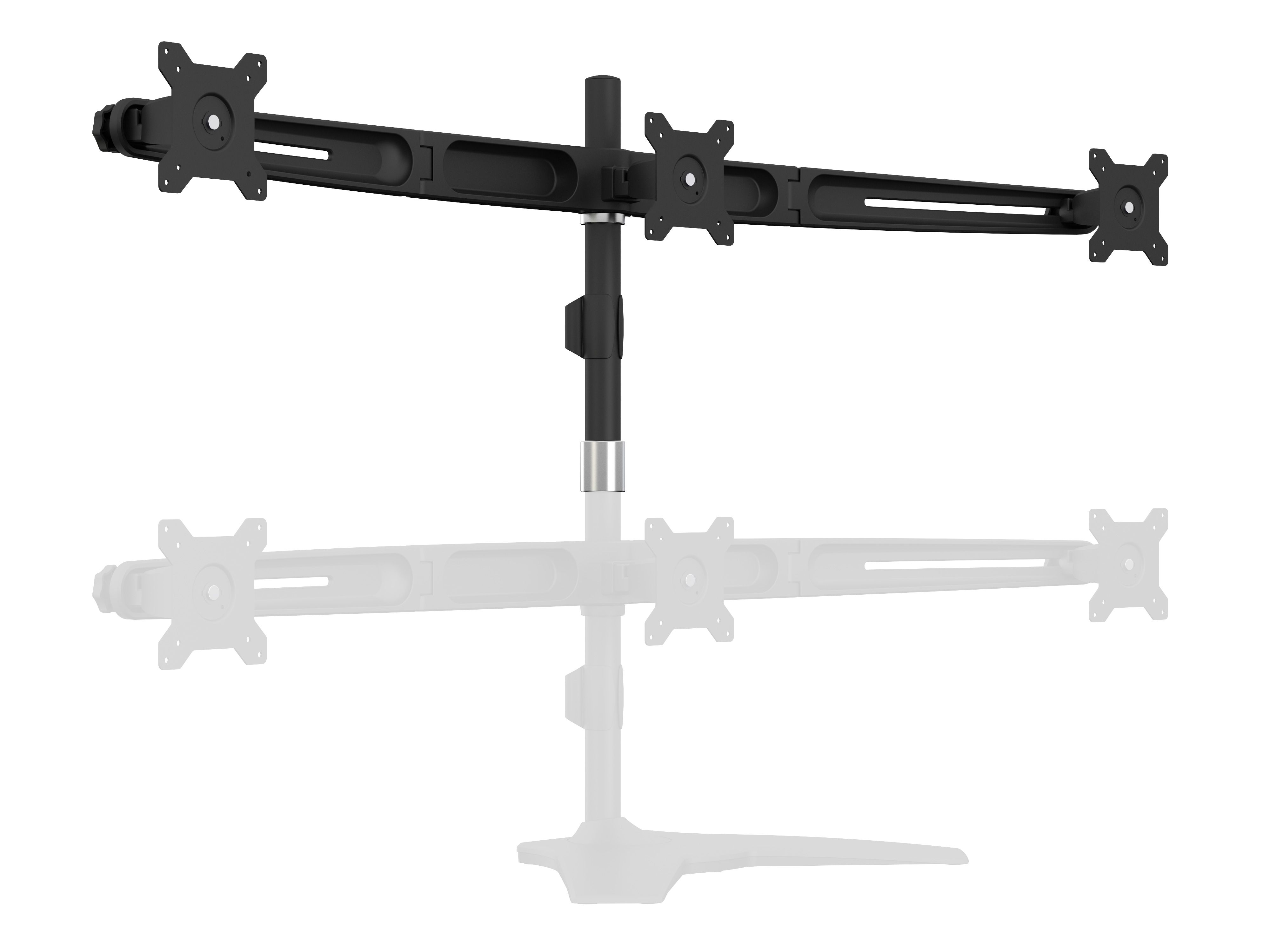 Kit prelungire suport monitor 3/6 brate Multibrackets 5002, negru, 8 kg/brat, incl.vert.  +/-20º, rotire:  +/-90º