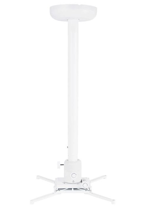 Suport videoproiector de tavan Multibrackets 1787, reglabil 90-160cm, reglaj fin, alb