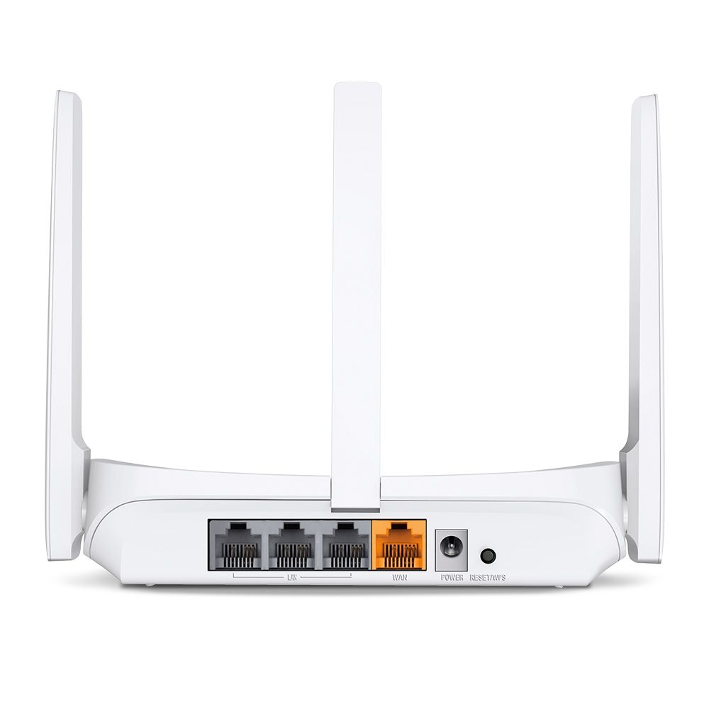 MERCUSYS Router Wireless Mercusys N 300 Mbps, MW306R Standarde Wireless: IEEE 802.11 b/g/n, Frecventa:  2.4-2.5 GHz, viteze wifi: 11n: Up to 300Mbps, 11g: Up to 54Mbps, 11b: Up to 11Mbps, Securitate: WPA-PSK/WPA2-PSK, 3 antene fixe, interfata: 1 x 10/100Mbps WAN, 3 x 10/100Mbps LAN.