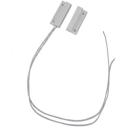 Contact magnetic ND-MC13S-W-10, culoare alba, material plastic, montare aparenta, interspatiu: 20mm, dimensiuni: 34 x 14 x 8mm, set 10 bucati