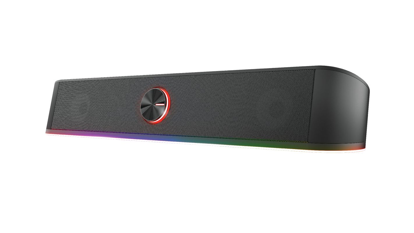 Soundbar Trust GXT 619 Thorne RGB, 12W, USB, negru