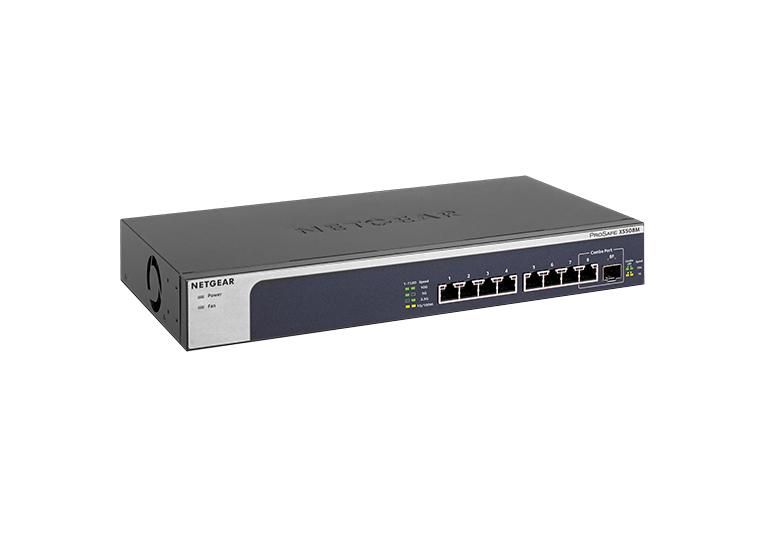 Switch NetGear XS508M-100EUS, 8 porturi 100 / 1000 / 10000 MBs