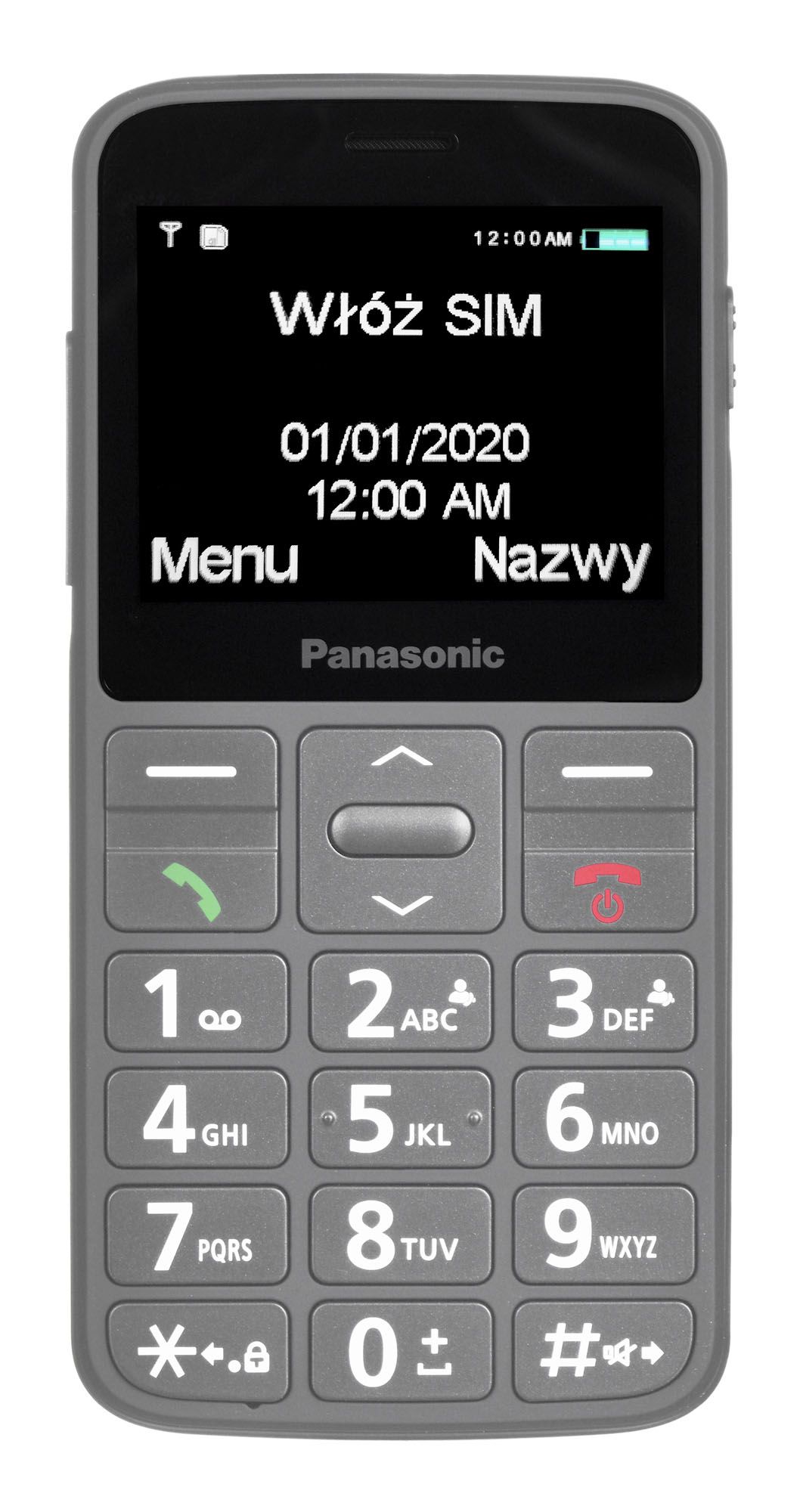 MOBILE PHONE PANASONIC PANASONIC KX-TU160EXG Gray