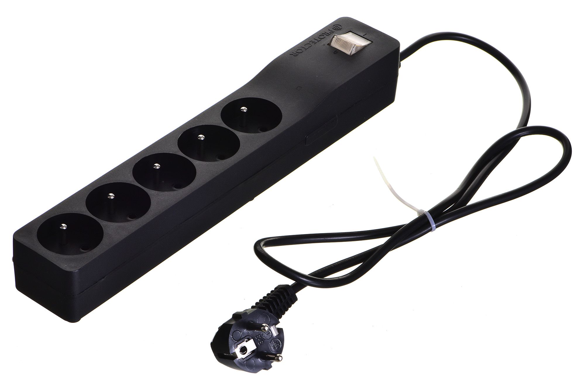 LESTAR 1966008404 power extension 1 m 5 AC outlet(s) Indoor Black