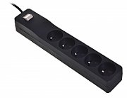 LESTAR 1966008404 power extension 1 m 5 AC outlet(s) Indoor Black