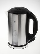 Adler AD 1216 electric kettle 1.7 L Black,Silver 2200 W