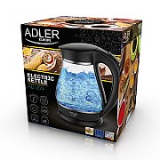 Adler AD 1274 B electric kettle 1.7 L White,Transparent 2200 W