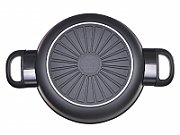 Frying Pan Ballarini Avola, Deep with 2 handles, titanium, 24 cm 75002-922-0