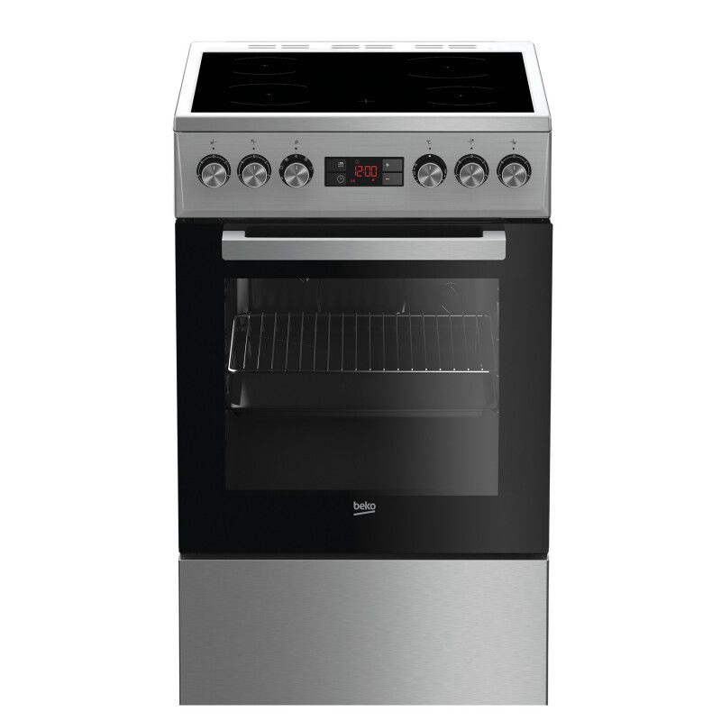 Beko FSM57300GX Freestanding cooker Ceramic Stainless steel A