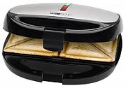 Clatronic ST/WA 3670 sandwich maker 800 W Black,Stainless steel
