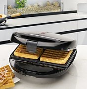 Clatronic ST/WA 3670 sandwich maker 800 W Black,Stainless steel