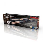 Adler AD 2318 hair styling tool Straightening iron Warm Black, Coral 120 W