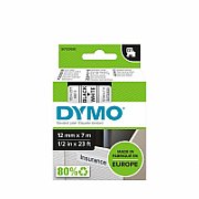 DYMO D1 Standard - Black on White - 12mm