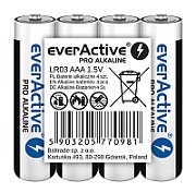 Alkaline batteries AAA / LR03 everActive Pro 4 pcs