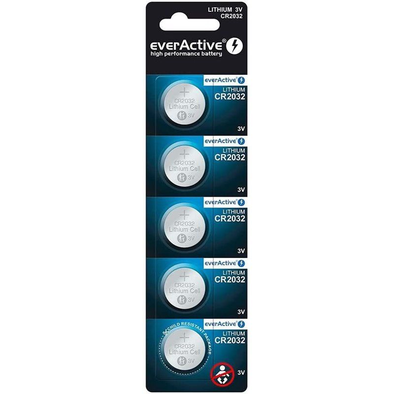 Lithium batteries everActive CR2032 - blister 5 pcs