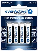 Alkaline batteries everActive Pro Alkaline LR6 AA - blister card - 4 pieces