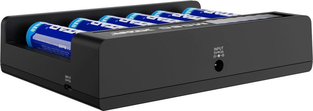 Battery charger for cylindrical Li-ion batteries 18650 Xtar MC6C