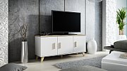 Cama sideboard LOTTA 150 3D white + sonoma oak