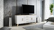 Cama sideboard LOTTA 150 2D3S white + sonoma oak