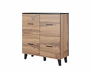 Cama sideboard LOTTA 110 4D wotan oak + mat black