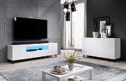 Cama sideboard 2D REJA white gloss/white gloss