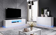 Cama sideboard 2D REJA white gloss/white gloss