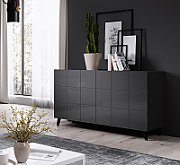 Cama sideboard 2D REJA graphite grey gloss/graphite grey gloss