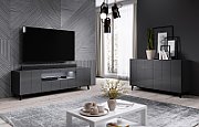 Cama sideboard 2D REJA graphite grey gloss/graphite grey gloss