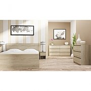 Topeshop M3 SONOMA chest of drawers