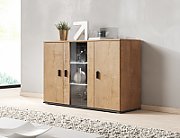 Cama sideboard 120 cm SOHO S7 lefkas oak/black