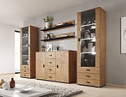Cama living room sideboard UNI lefkas oak/black