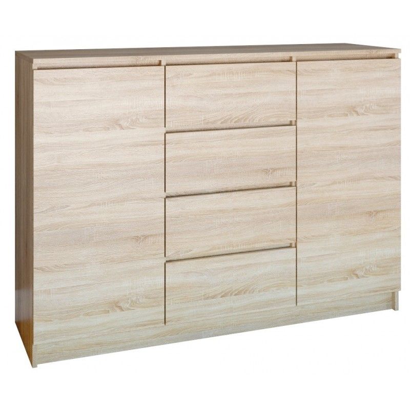 Topeshop 2D4S SONOMA chest of drawers