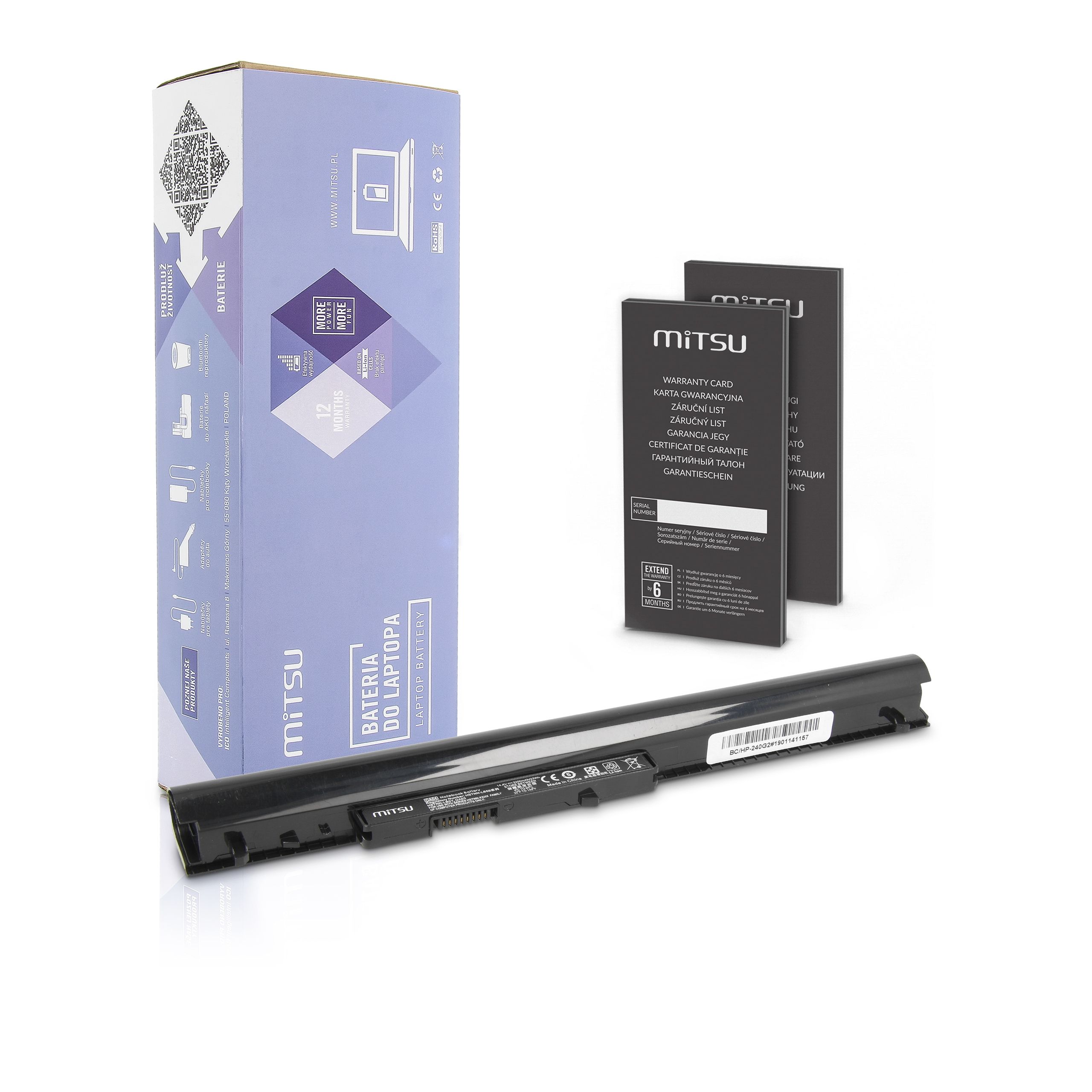 MITSU BATTERY BC/HP-240G2 (HP 2200 MAH 33 WH)
