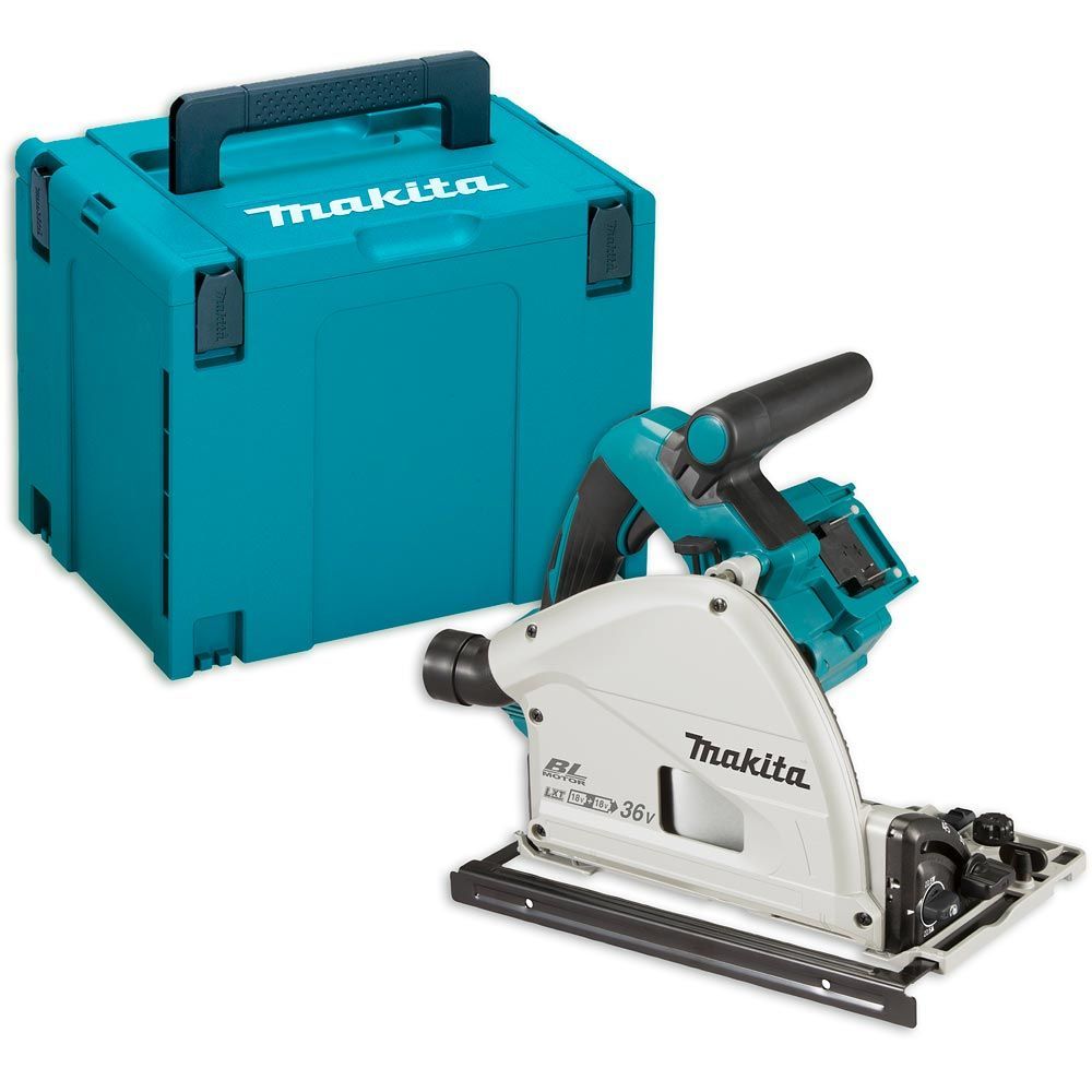 Makita DSP600ZJ portable circular saw 16.5 cm Black, Blue 6300 RPM