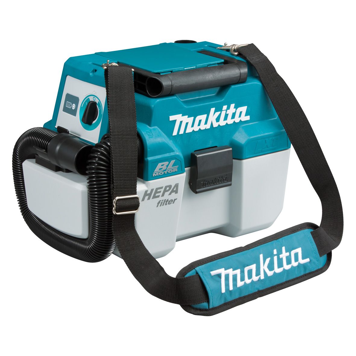 Makita DVC750LZX1 dust extractor Blue, White 7.5 L 55 W