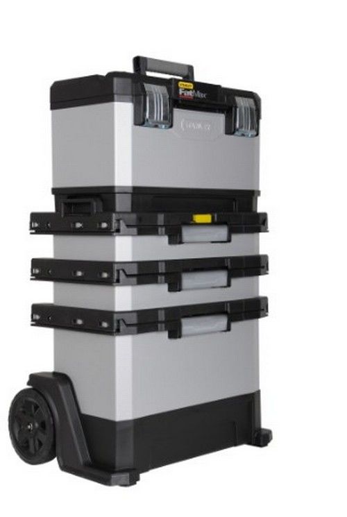 Stanley 1-95-622 small parts/tool box Metal, Plastic Black, Grey