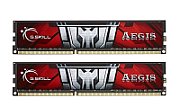 Memorie G.Skill Aegis 16 GB DDR3 1600 MHz CL11, kit 2 x 8 GB, Rosu-argintiu