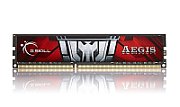 Memorie G.Skill Aegis 16 GB DDR3 1600 MHz CL11, kit 2 x 8 GB, Rosu-argintiu