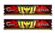 Memorie G.Skill Aegis 16 GB DDR3 1333 MHz CL9, kit 2 x 8 GB, Rosu-auriu