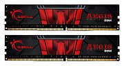 Memorie G.Skill Aegis 8 GB DDR4 2400 MHz CL17, kit 2 x 4 GB, Negru-rosu