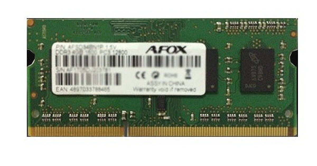 AFOX AFOX SO-DIMM DDR3 8GB memory module 1600 MHz