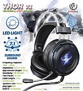 Rebeltec Gaming headphones THOR 7.1 virtual surround