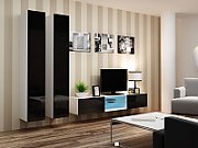 Cama Full cabinet VIGO '180' 180/40/30 white/black gloss