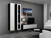 Cama Full cabinet VIGO '180' 180/40/30 white/black gloss