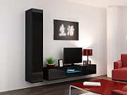 Cama Full cabinet VIGO '180' 180/40/30 black/black gloss